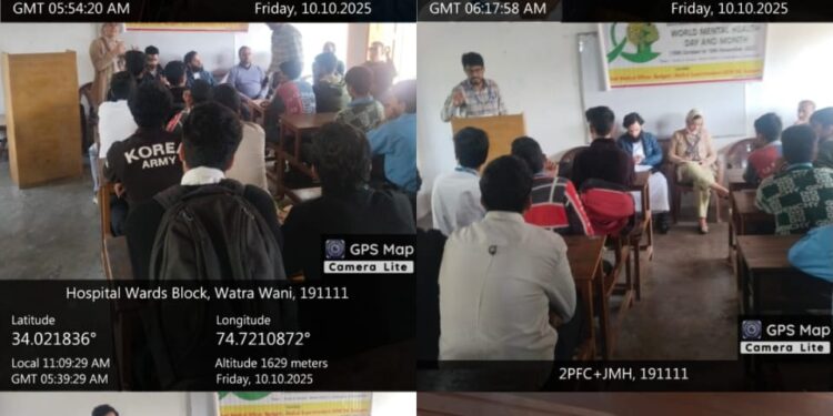 DMHP Unit ASYM DH Budgam observes World Mental Health Day