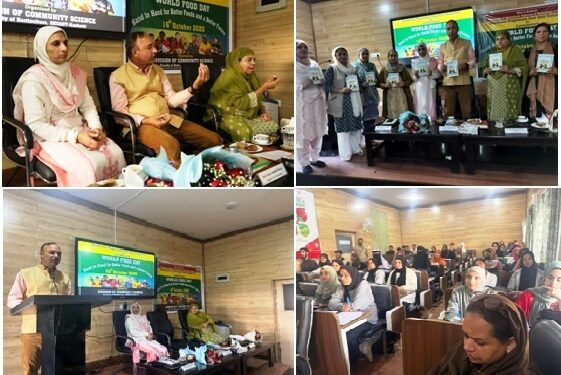 World Food Day 2025 celebrated by Division of Community Science SKUAST-K