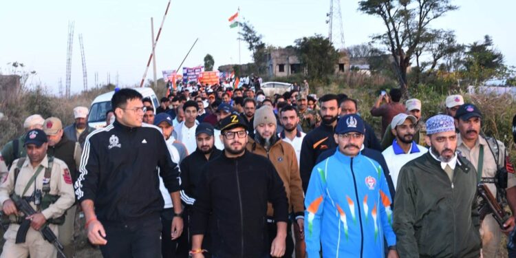 District Administration Rajouri organises District Level Sardar@150 Padyatra