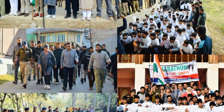 Bandipora celebrates National Unity Day with Enthusiastic ‘Run for Unity’