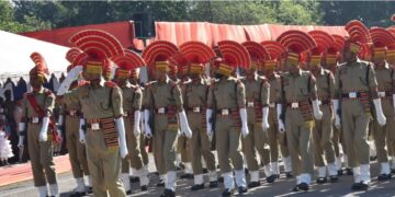 Attestation cum passing out parade of 621 recruit constables held at STC BSF Udhampur