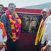 Rana lays foundation stone for approach roads to Mendhari Nallah