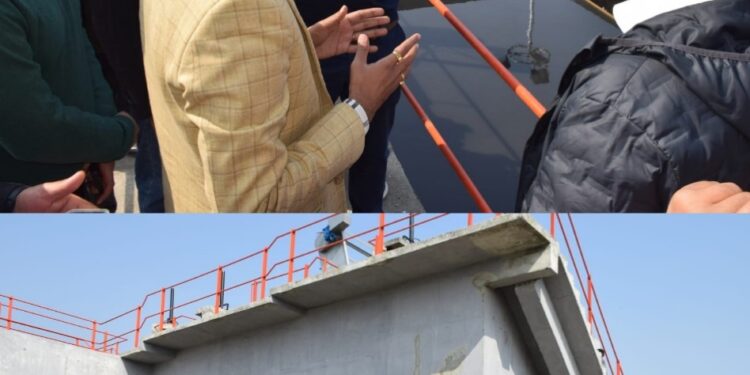 Div Com Kashmir inspects Operational Readiness of 60 MLD STP Noorbagh