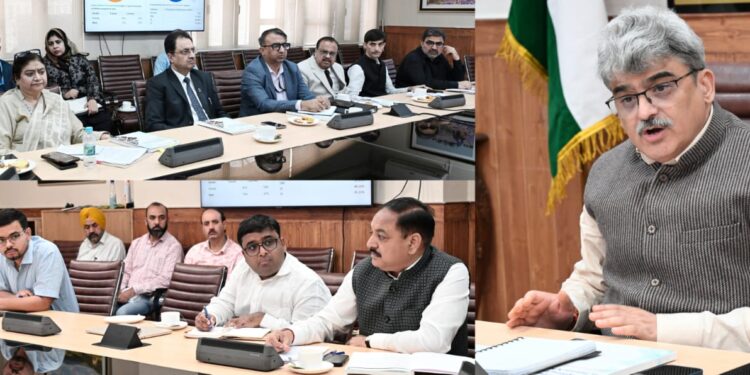 Chief Secretary reviews CAP for Skill Development across J&K