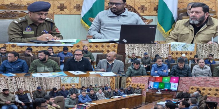 DC Kupwara reviews winter stocking and preparedness
