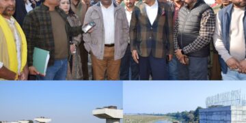 Deputy Chief Minister inspects work on Rs 119 cr Pargwal Bridge project in Akhnoor