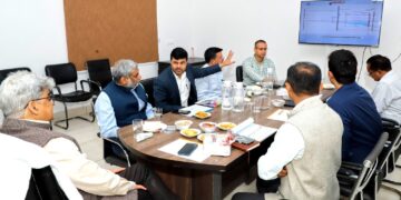 CS visits Tawi Barrage and River front to assess its pace of completion