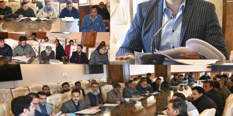 DC Kulgam Reviews Progress under District Capex Budget 2025–26, CDF