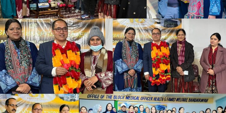 CHC Bhaderwah bids farewell to CMO Dr. Om Kumar