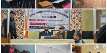 DLSA Bandipora holds Special Lok Adalat on Criminal Compoundable Matters
