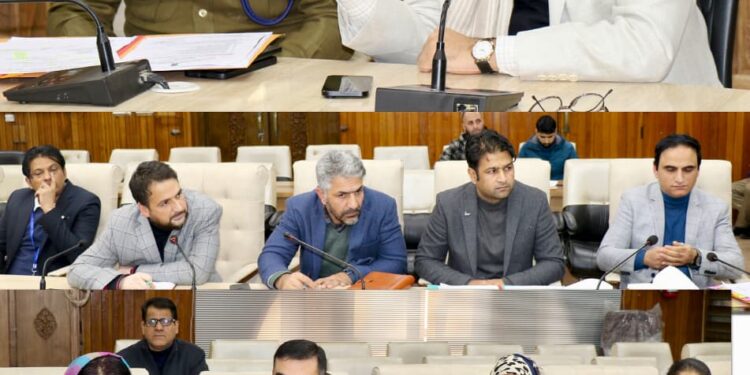 DC, SSP Srinagar chairs District NCORD meeting; emphasis laid on intensifying Anti-Drug strategy