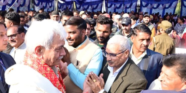 Lieutenant Governor visits Poonch and Rajouri; lays foundation stone for construction of new houses for families affected due to recent natural calamities and unprovoked Pakistani shelling during Operation Sindoor