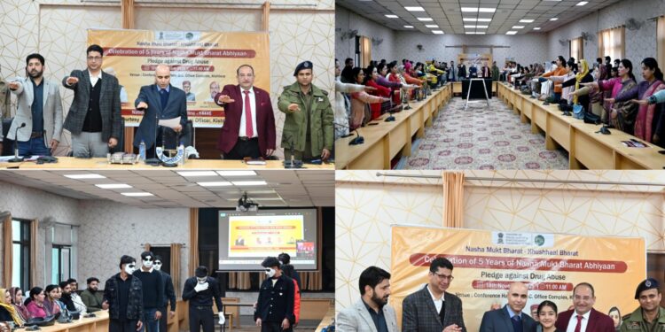 District Kishtwar vows for drug-free future on 5th Anniversary of Nasha Mukt Bharat Abhiyan