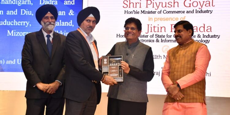 J&K Government honoured with top achiever award in EoDB, BRAP at Udyog Samagam 2025 in New Delhi