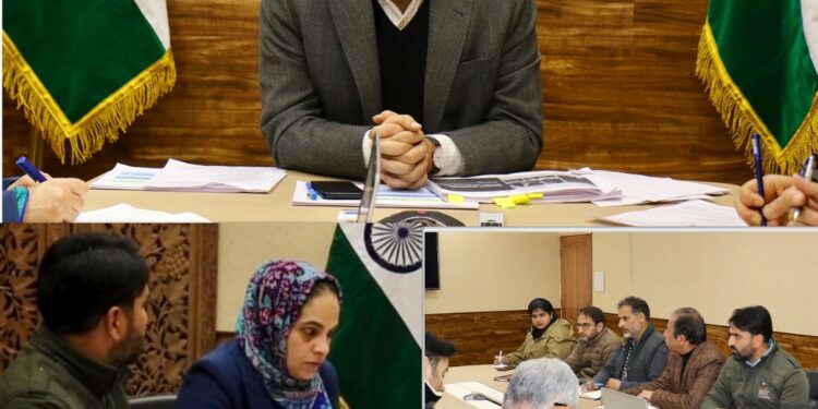 DC Srinagar reviews functioning of KKGs established under HADP
