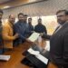 Satish Sharma meets delegations; reviews development issues, public grievances