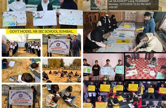 Bandipora District Intensifies NMBA Campaign with Large-Scale Activities Across Educational Institutions