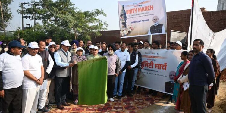 District Level Sardar@150 Unity March taken out in Samba