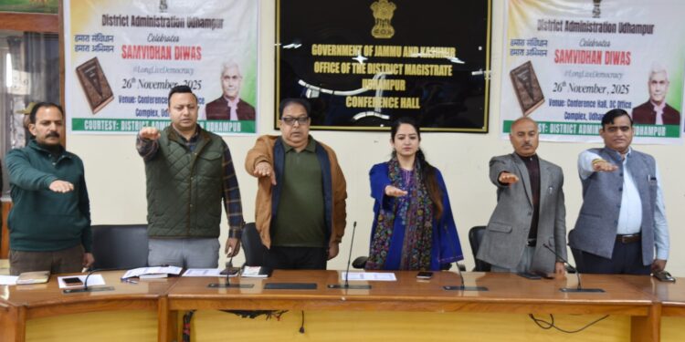 Udhampur celebrates Constitution Day with patriotic spirit