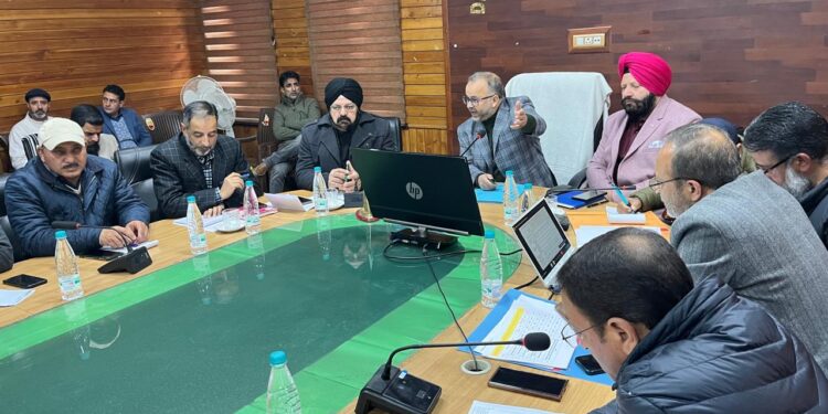 Director Agriculture Kashmir chairs review meeting on HADP, CSS, CAPEX, NABARD Schemes