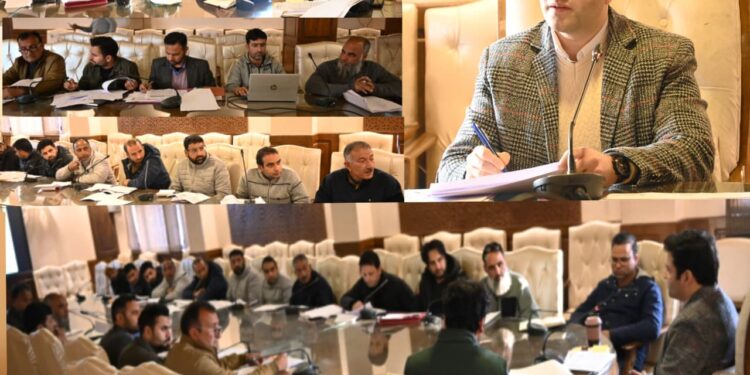DC Kulgam Reviews RDD sector; Stresses Timely Completion of Works & Quality Monitoring