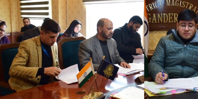 DC Ganderbal convenes DLIC meeting on Mission YUVA; approves 234 cases
