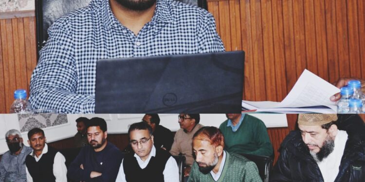 DC Rajouri reviews progress of development Projects