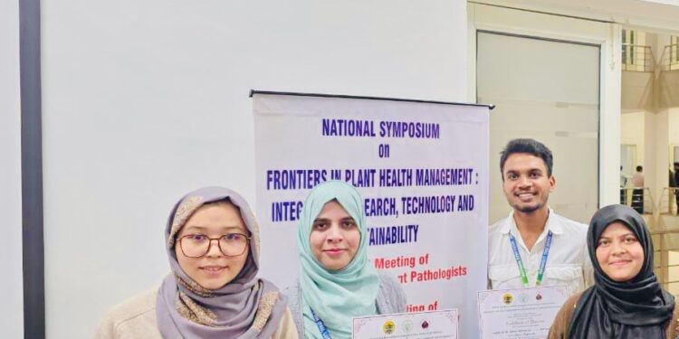 SKUAST-K students shine at ISPP National Symposium