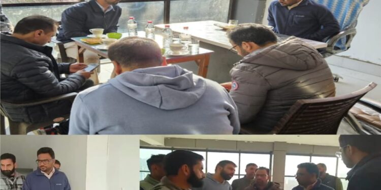 DC Kupwara Inspects ongoing Construction of Cooperative Super Bazar