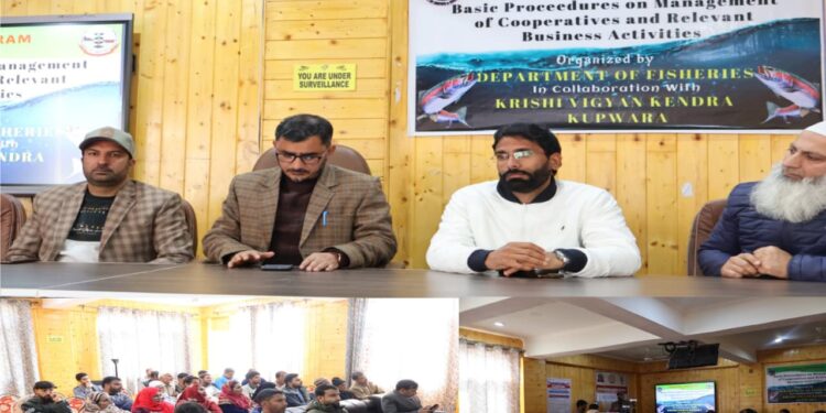 Fisheries Department Kupwara organizes Training Programme on Cooperative Management