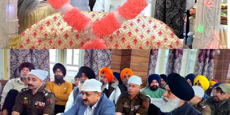 556th Parkash Purab of Shri Guru Nanak Dev Ji celebrated with great devotion at Gurudwara Singh Sabha, Poonch