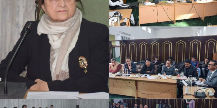 Shamim Firdous chairs Estimates Committee meeting to assess functioning of H&ME Department