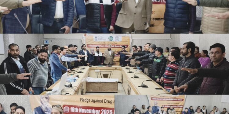 District Administration Rajouri celebrates 5 Years of Nasha Mukt Bharat Abhiyan