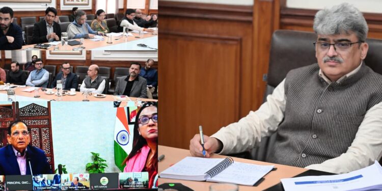 Chief Secy consults NITI Aayog to strengthen J&K’s strategy against Drug Addiction
