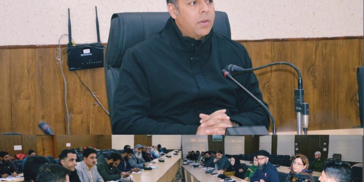 DC Budgam chairs DLAMC Meeting