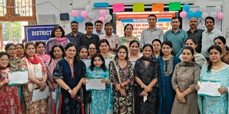 DIET Jammu’s 5-Day Workshop on “Designing Assessment Tools as per NEP 2020” concludes