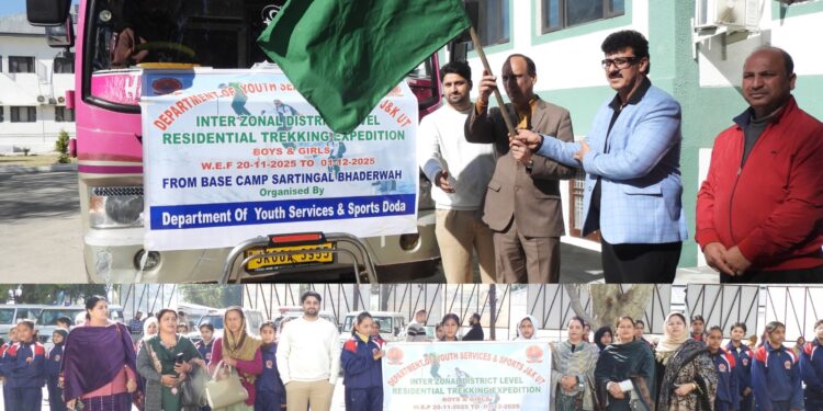 Inter-Zonal District level Residential Trekking Expedition begins at Bhaderwah