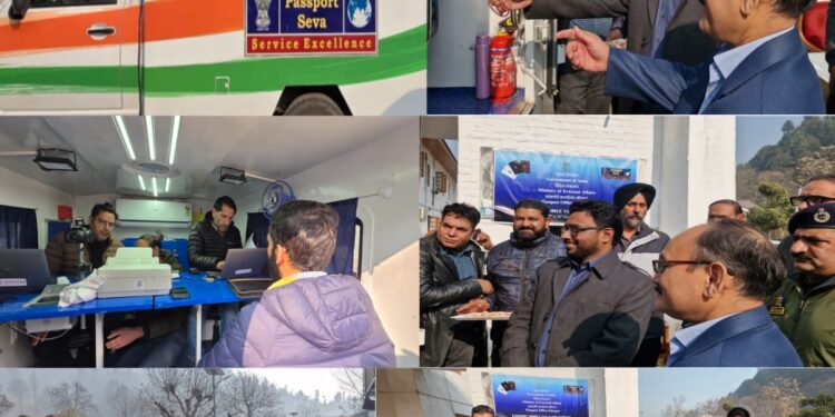 DC Kupwara Inaugurates mobile Passport Seva camp at D.C Office Complex