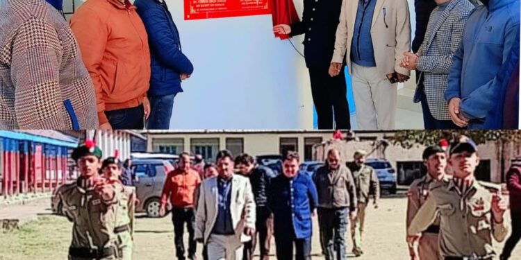 DDC Chairman inaugurates new building, boundary wall at GHSS Boys Bhaderwah