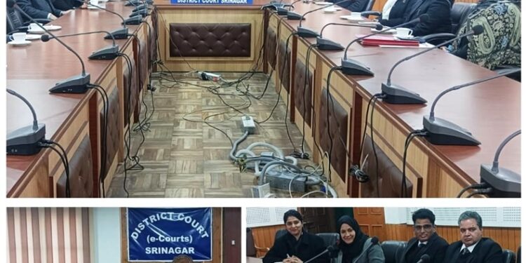 Chairman DLSA Srinagar holds preparatory meetings ahead of 4th National Lok Adalat