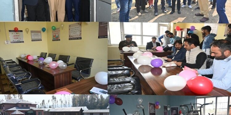 DC Kulgam, SSP inaugurate Fitness Room & Library at DDAC on Rashtriya Ekta Divas