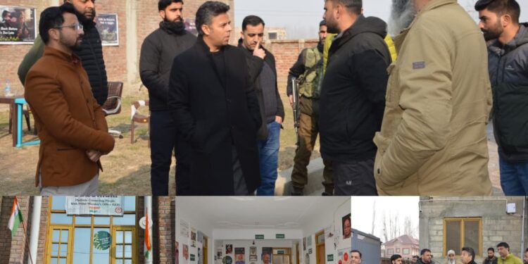 DC Budgam inspects Newly Established Drug De-addiction Centre