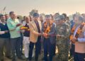 DC Kathua inaugurates wheat sowing across the fence along IB in Hiranagar Sector