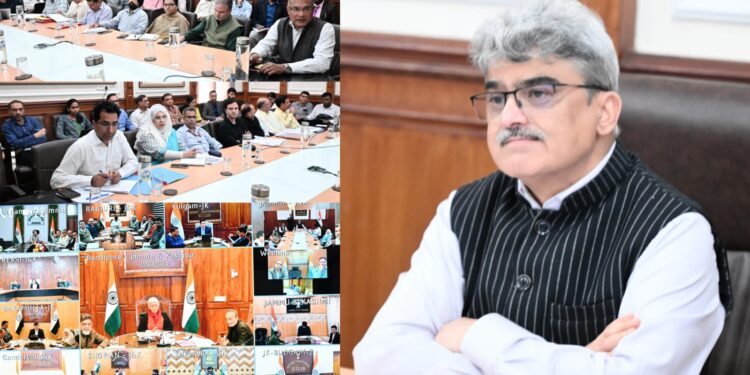 CS reviews progress of JKCIP and KKG to boost agricultural growth across J&K
