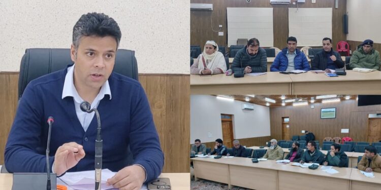 DC Budgam Chairs Review Meeting on Supreme Court’s Directions Regarding Stray Dog Menace in Educational, health Institutions