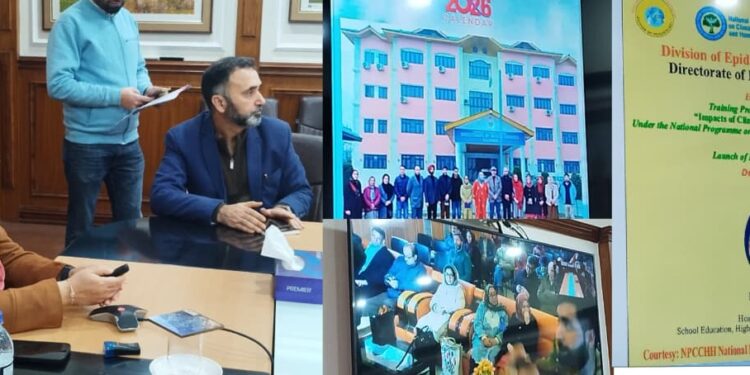 Sakeena Itoo virtually inaugurates Training Programme on ‘Impacts of Climate Change on Human Health’ from Jammu
