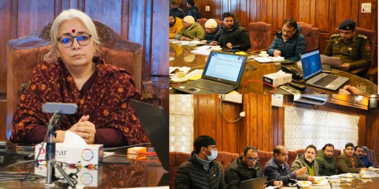 DC Bandipora reviews readiness for upcoming immunization drive