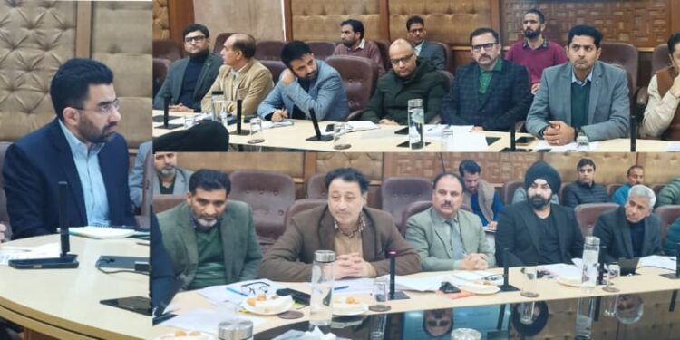 Sakeena Itoo reviews action plan for achieving Chief Minister’s Vision 2030 goal in Health sector