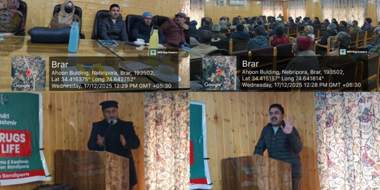 District Admin Bandipora Organises IEC Event under Nasha Mukt Bharat Abhiyan