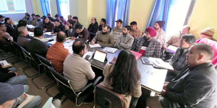 ADDC Kishtwar reviews implementation of RDD schemes
